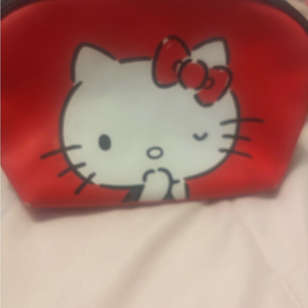 Sanrio Red Hello Kitty Cosmetic Bag